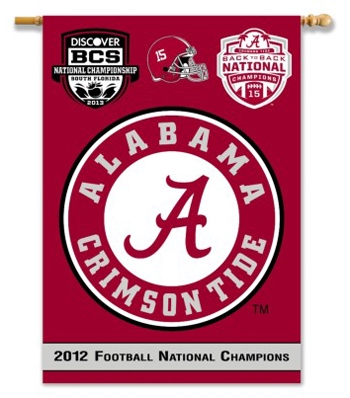 Alabama 2012 National Champions Banner