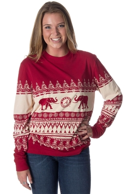 Alabama Crimson Tide Christmas Sweater Tee